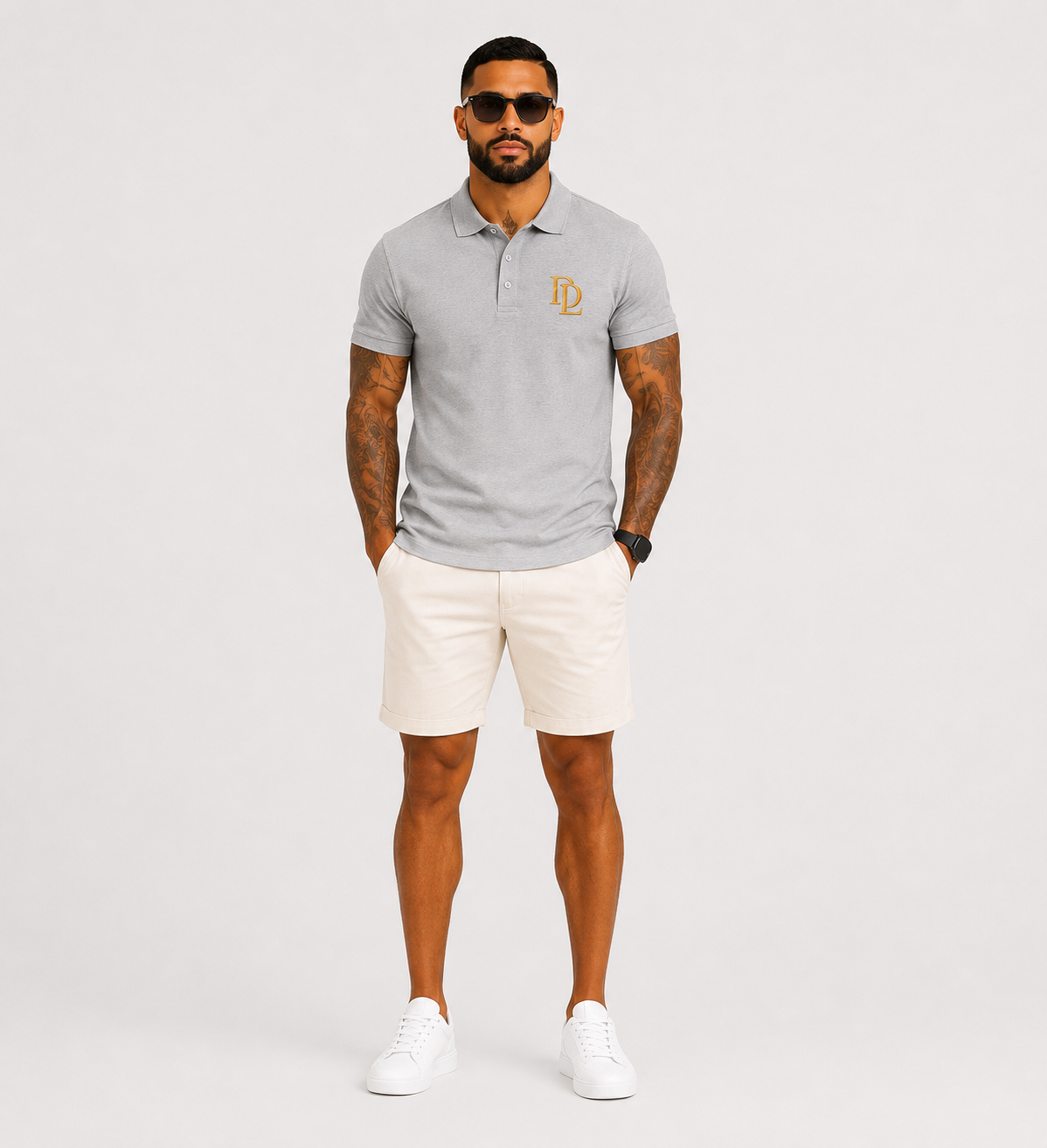 Men's Premium Polo Grey