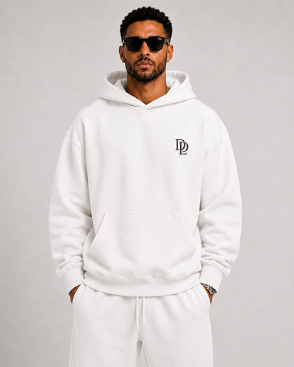 Heavyweight Oversized Hoodie - White