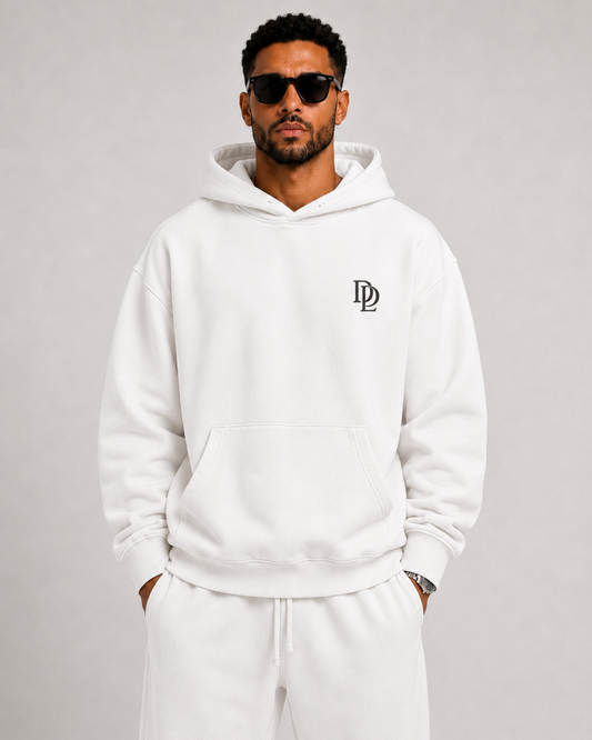 Heavyweight Oversized Hoodie - White