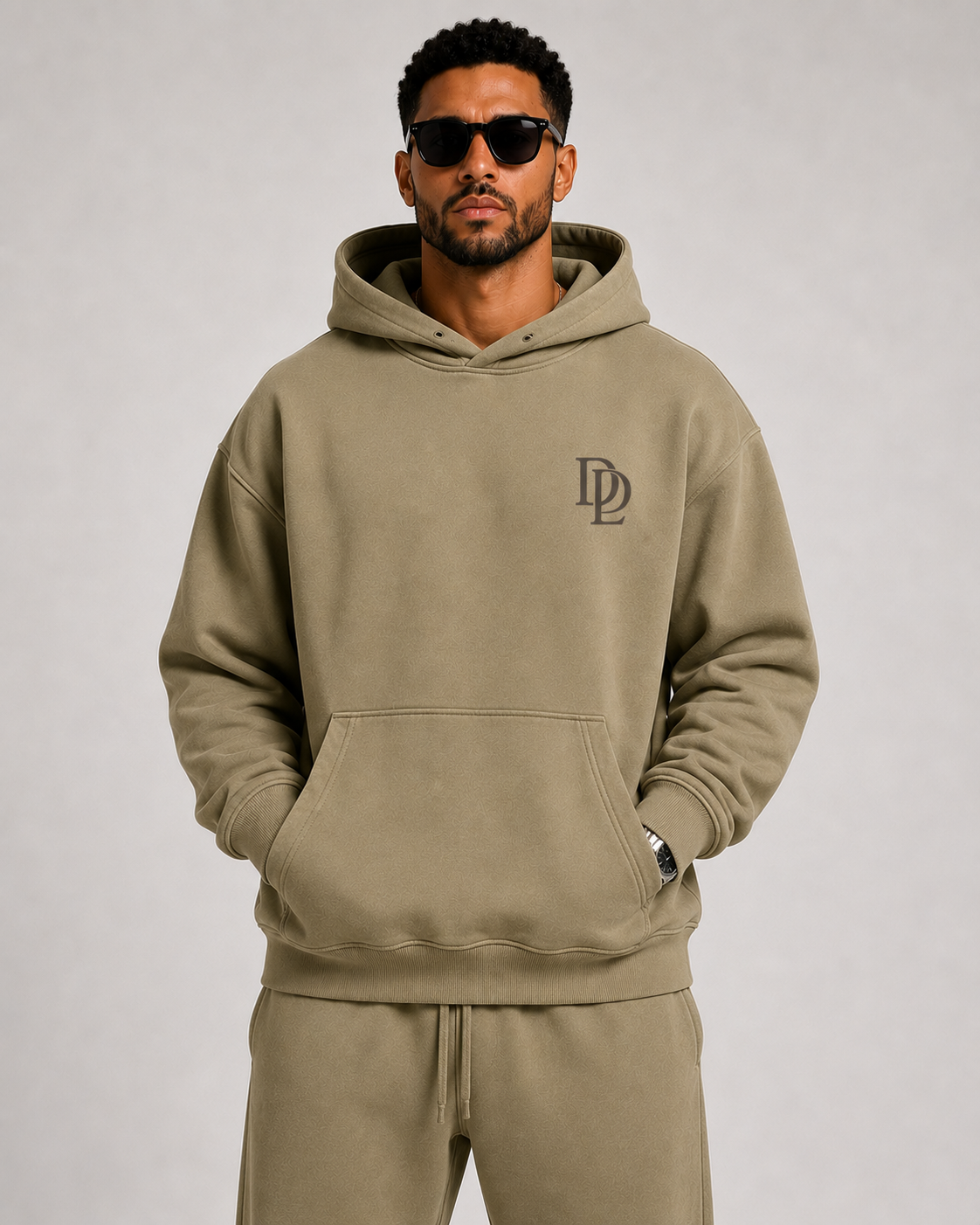Heavyweight Oversized Hoodie - Kahki