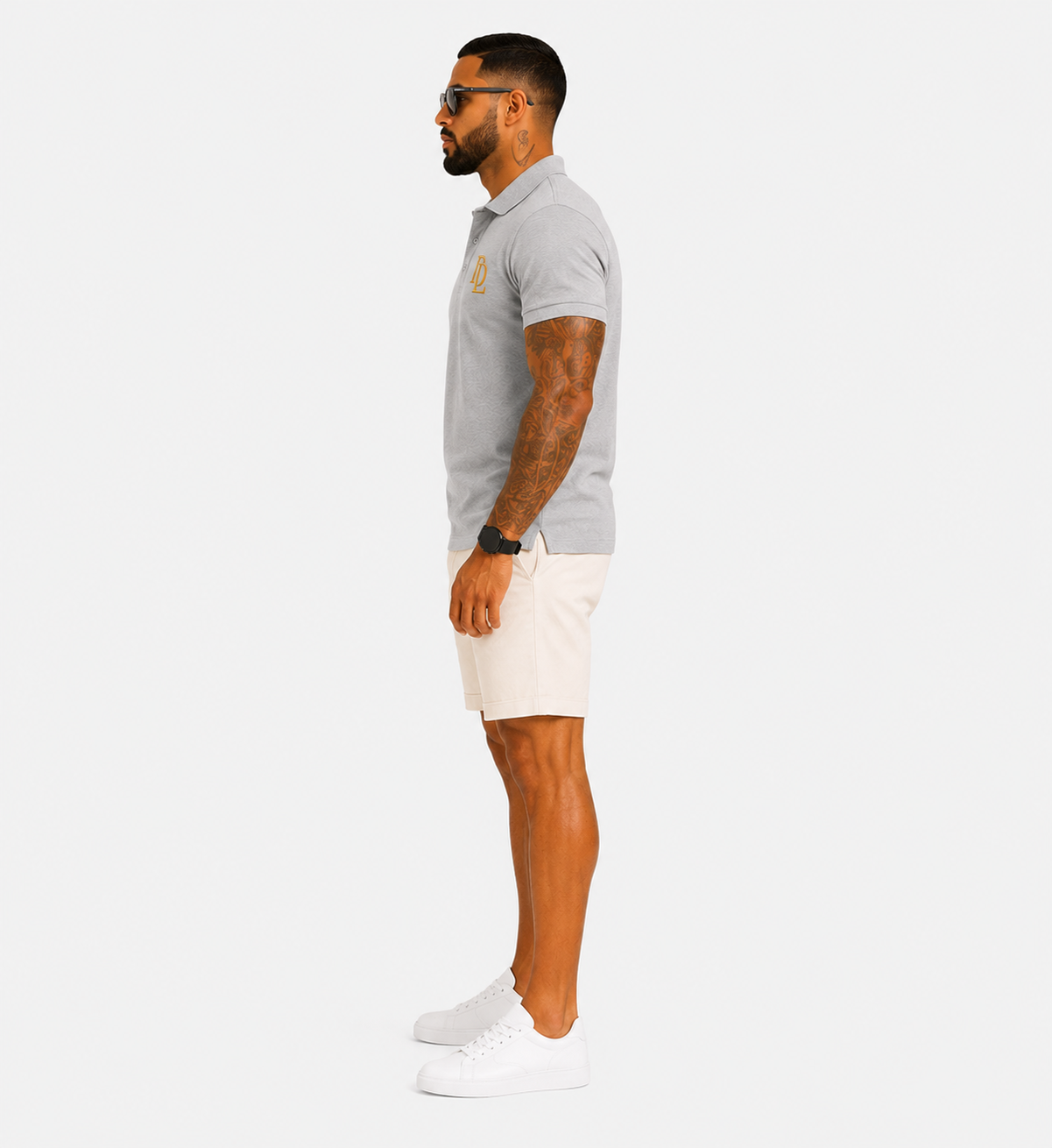 Men's Premium Polo Grey