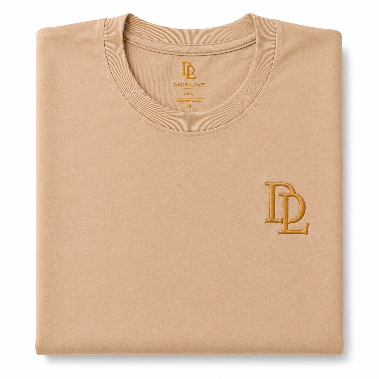 Girls Short Sleeve T-Shirt Tan