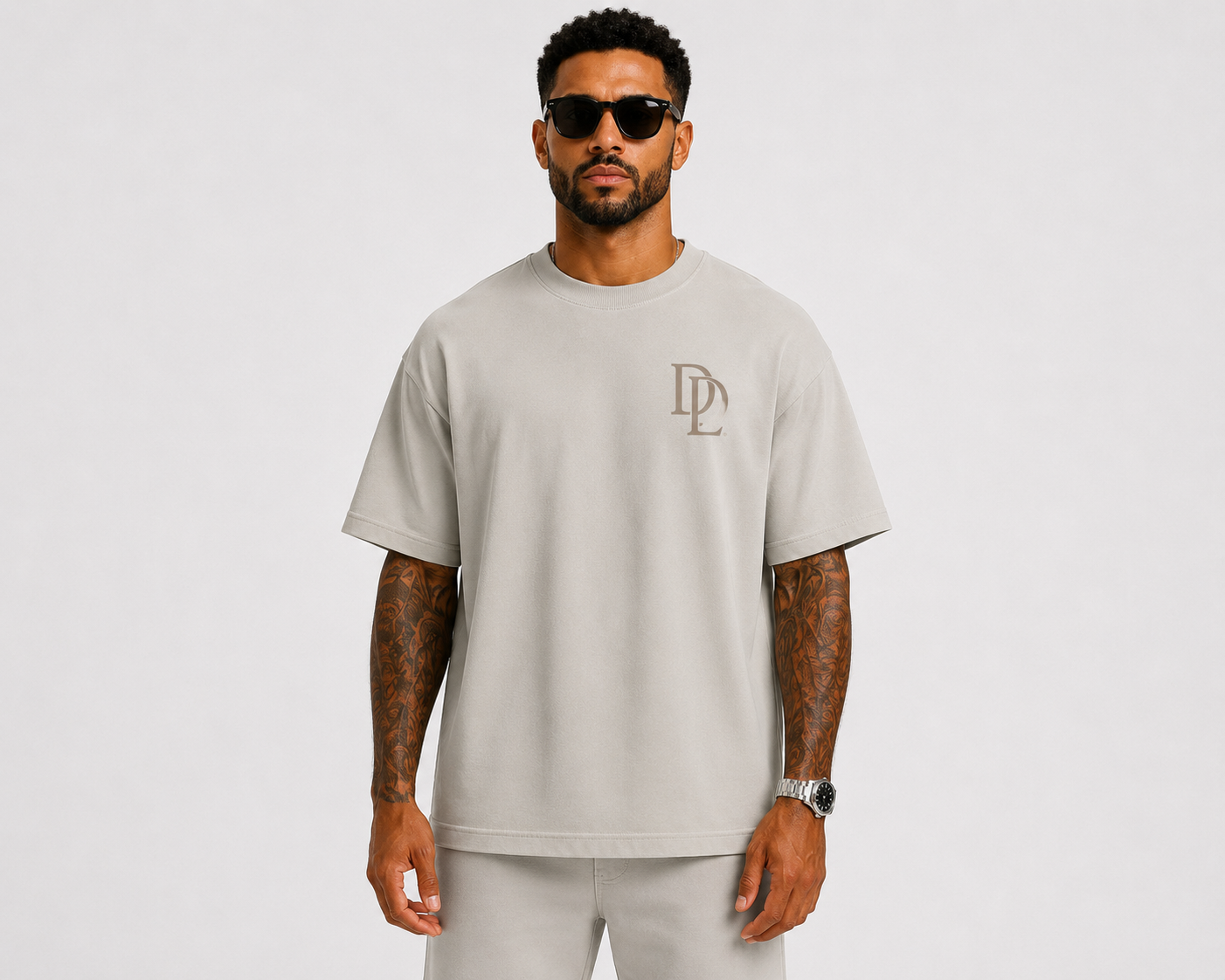 Oversized Tee - Light Grey