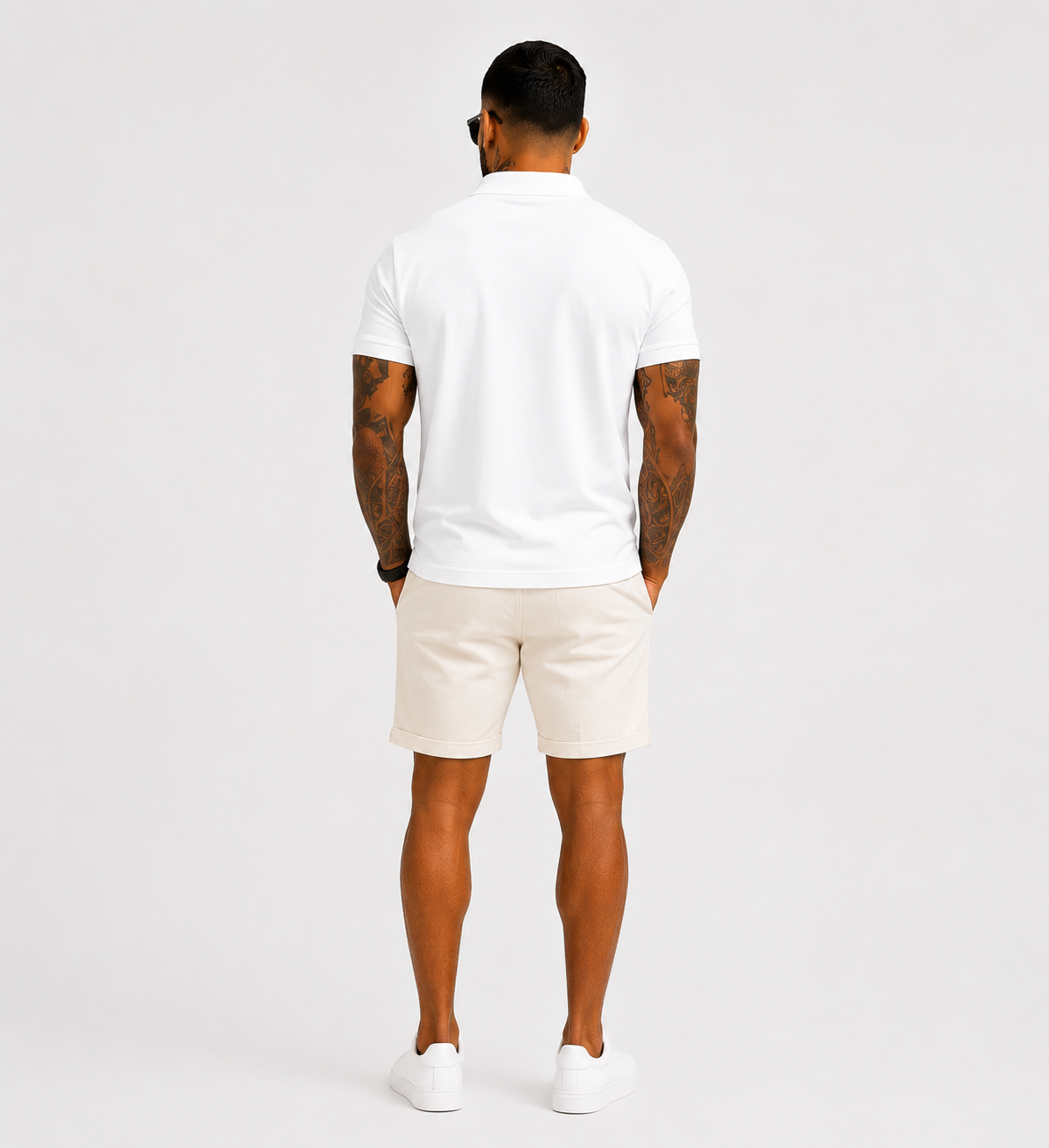 Men's Premium Polo White