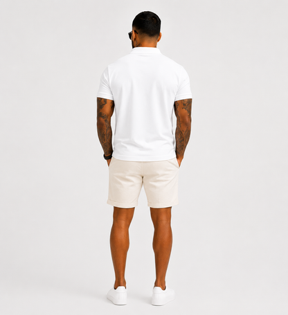 Men's Premium Polo White