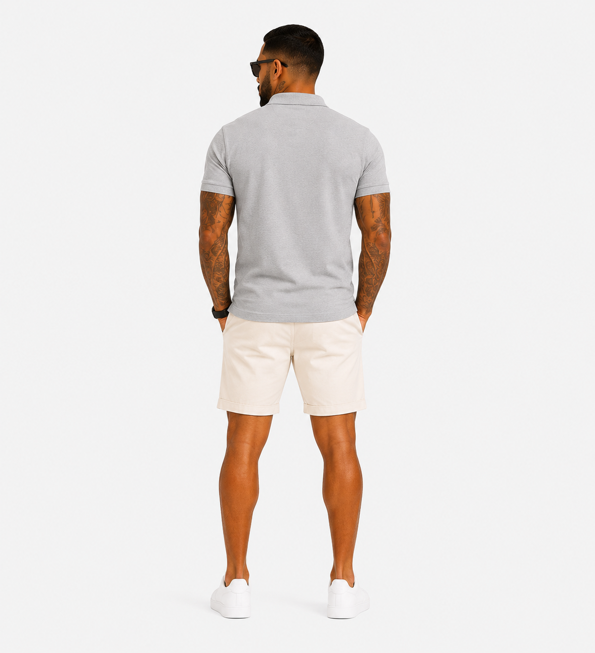 Men's Premium Polo Grey