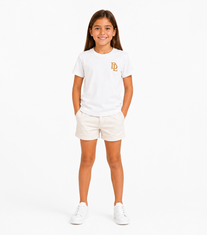 Girls Short Sleeve T-Shirt White