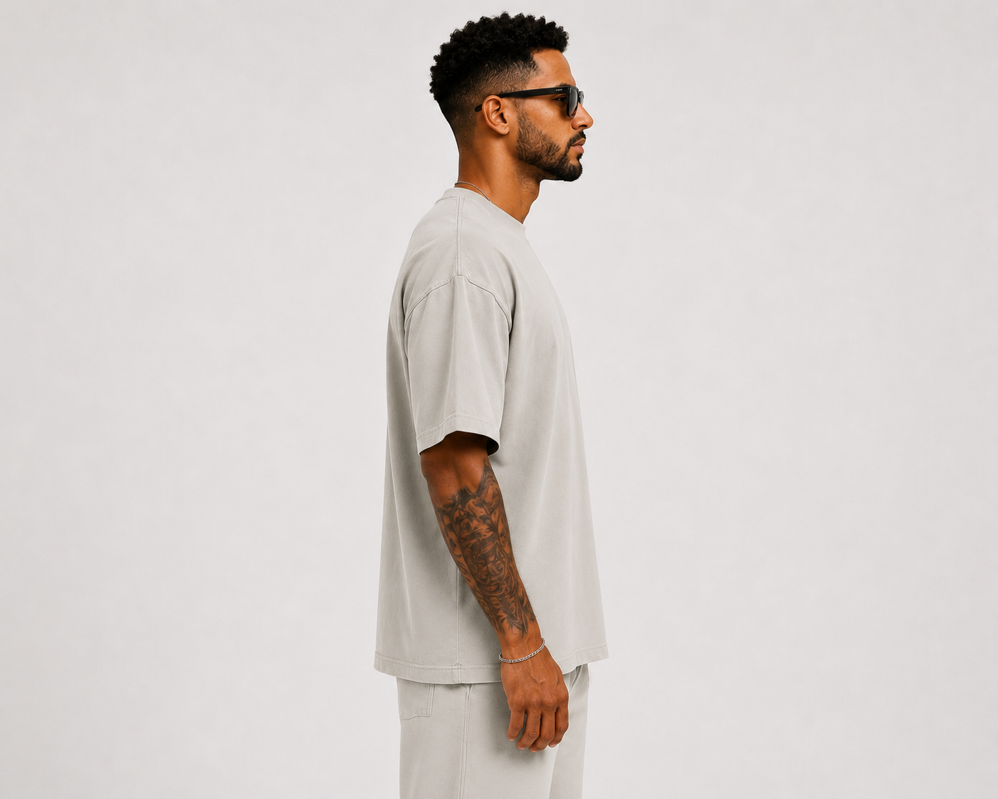 Oversized Tee - Light Grey
